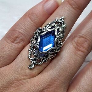 Blue Gem Ring